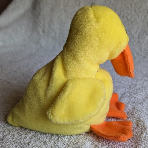 Quackers the Duck 1993 Original Beanie Babies NWT - Picture 3 of 8